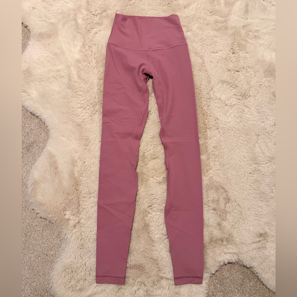 LIKE NEW Lululemon Align High-Rise Ribbed Legging 28”